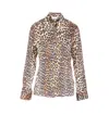 Ganni Shirts In Animal Print