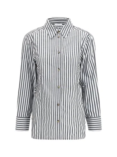 Ganni Shirts In Black