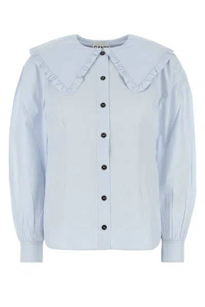 Ganni Shirts In Blue