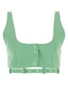 Ganni Synthetic Fibers T-shirt In Green