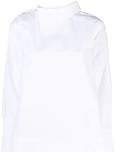 Ganni Shirts In White