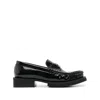 Ganni Black Patent Leather Loafers