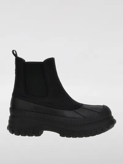 GANNI FLAT ANKLE BOOTS GANNI WOMAN COLOR BLACK,F79675002