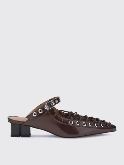 GANNI SHOES GANNI WOMAN COLOR BURGUNDY,H18489050