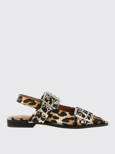 GANNI BALLET FLATS GANNI WOMAN COLOR MULTICOLOR,H20214005