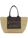 Ganni Medium Raffia Tote Bag