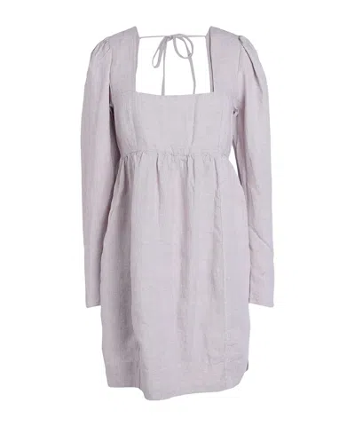 Ganni Short Dress In White