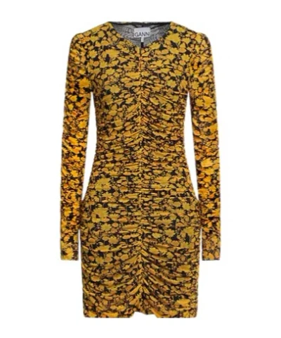 Ganni Short Dresses In Multi