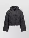 Ganni Down Jacket With Embroidered Monogram