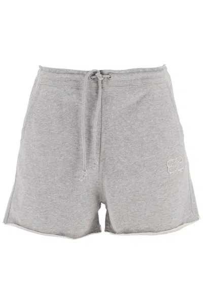 Ganni Shorts In Grey