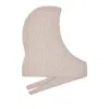 Ganni Beige Wool Mix Balaclava In Neutral