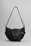 Ganni Women Bucky Small Shoulder Bag In Black