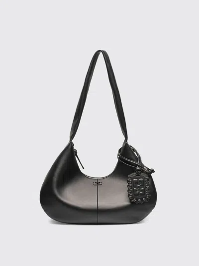 GANNI SHOULDER BAG GANNI WOMAN COLOR BLACK,G71068002