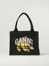 Ganni Banana Print Large Tote Bag