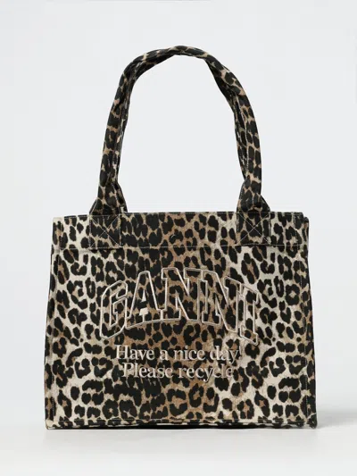 Ganni Shoulder Bag  Woman Color Brown