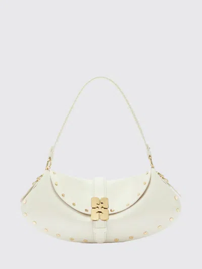 Ganni Shoulder Bag Woman  In White