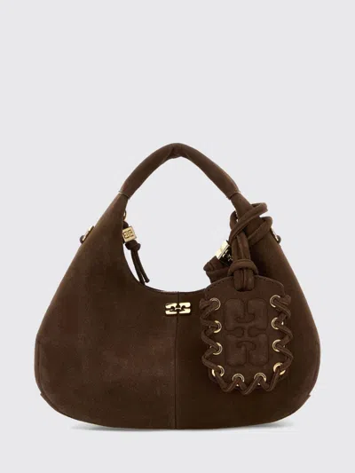 Ganni Shoulder Bag  Woman Color Brown