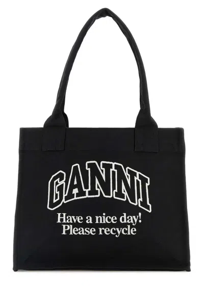 Ganni Shoulder Bags In Black