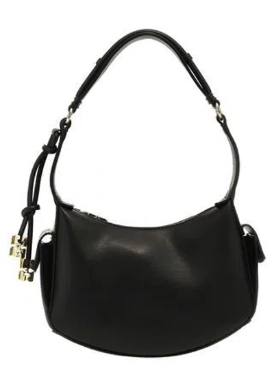 Ganni Shoulder Handbag In Black