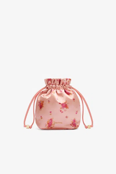 Ganni Shrimp Pouch In Pink