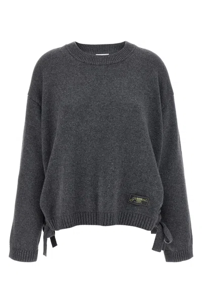 GANNI SIDE LACES SWEATER