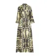 Ganni Silk Ornate Maxi Dress