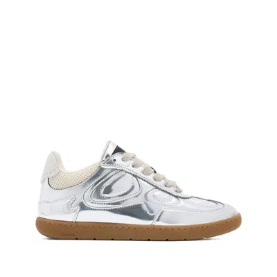 GANNI SILVER SNEAKERS