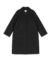 Ganni Single-breasted Quilted Jacket In Black