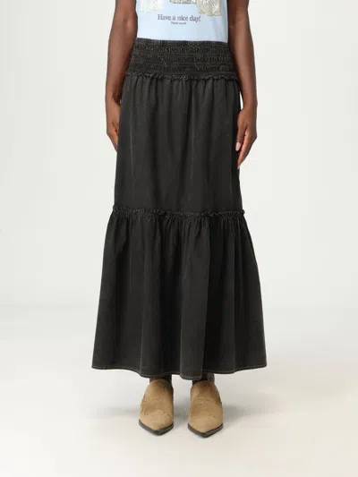 Ganni Skirt  Woman Color Black