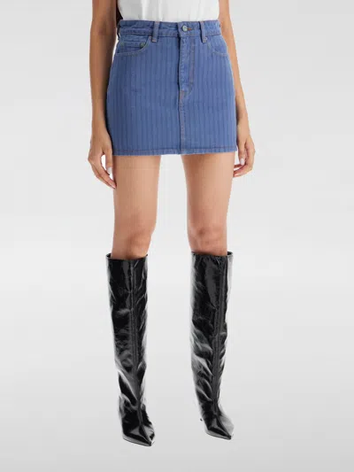 GANNI SKIRT GANNI WOMAN COLOR BLUE,G46123009