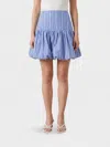 Ganni スカート レディース カラー ネイビー In Blue