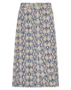 Ganni Iry Snake-print Denim Maxi Skirt In Beige