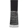 Ganni Macramé-detailing Maxi Skirt In Black