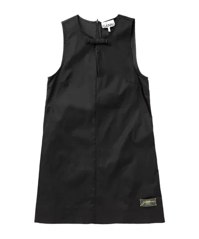 Ganni Sleeveless Dress In Black