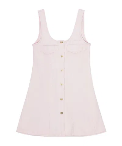 Ganni Sleeveless Dress In Pink