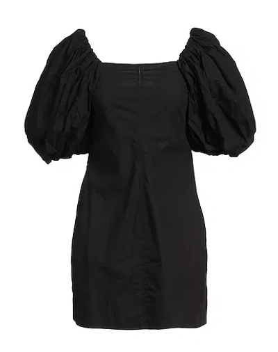 Ganni Slim Fit Dress In Black
