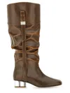 Ganni Slouchy Boot Butterfly In Black