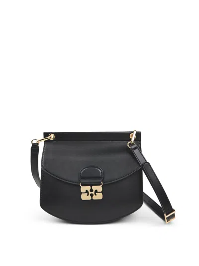 Ganni Small Apo-g Bag Small In Black