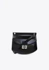 Ganni Small Apo-g Chain Shoulder Bag In Black