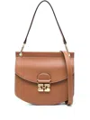 Ganni Small Shoulder Bag Adjustable Strap In Brown