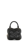 GANNI SMALL BLACK BUTTERFLY CROSSBODY BAG