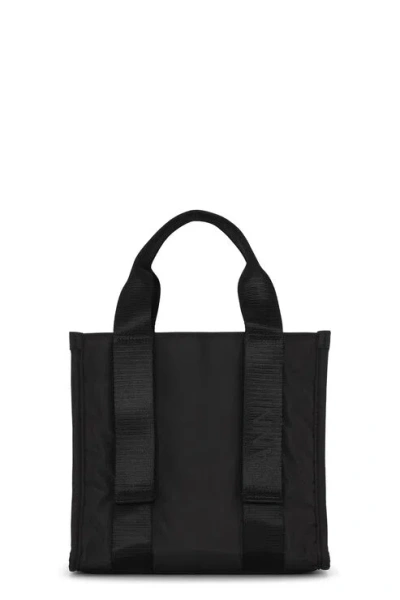 Ganni Small Black Tech Tote