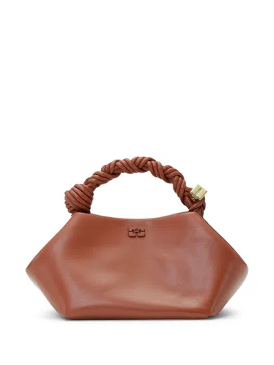 Ganni Small Bou Bag In Brown