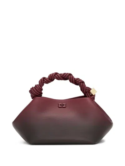 GANNI SMALL 'BOU' BAG IN SHADED RED GANNI