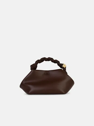 Ganni Small 'bou' Brown Leather Bag