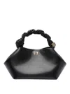 Ganni Hexagonal Leather Shoulder Bag With Butterfly Detail
