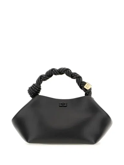 Ganni Small Bou Shoulder Bag In Black