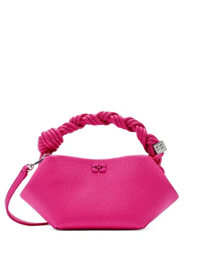 Ganni Small Bou Tote Bag In Pink