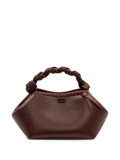 Ganni Small Bou Tresse Tote Bag In Pink