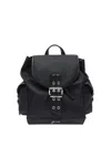 Ganni Magnetic Pockets Flap Backpack Handle